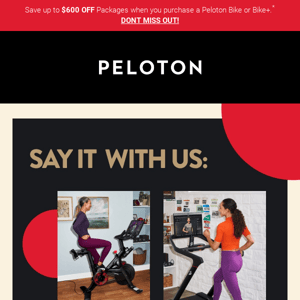 🔴 Get up to $600 off Peloton Bike packages 🔴