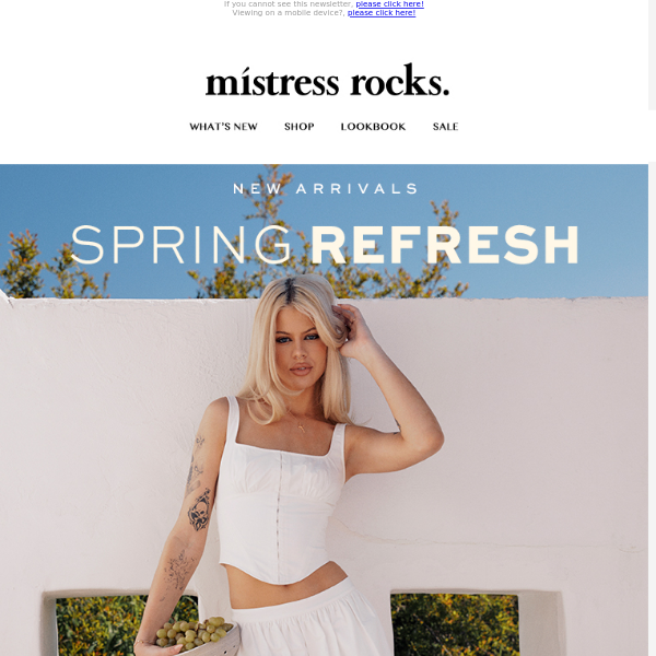 Spring refresh: treat yourself to something new