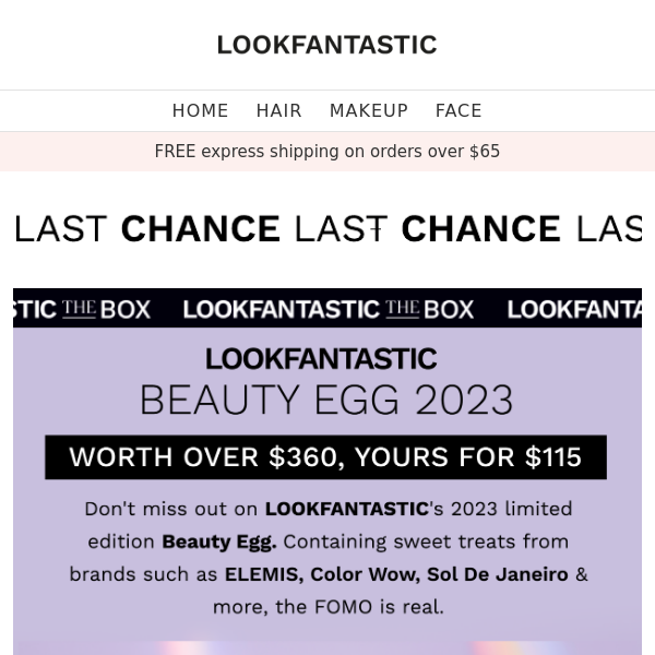 FINAL DAYS: Beauty Egg (Worth $360)🐣