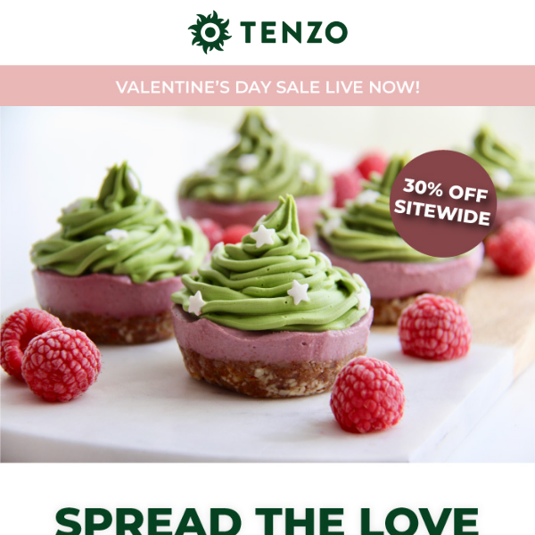 💕 Valentine's Special: 30% OFF Sitewide at Tenzo!