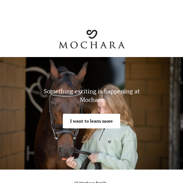 We have some exciting news! Mochara is expanding