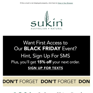Join SMS for Ongoing Perks + Savings on Select Beauty