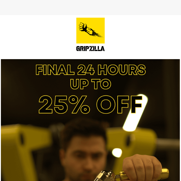 Final Hours! ⏰ 25% off ending soon