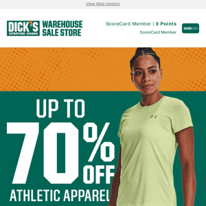 🛍 Picks for mom: Up to 70% off athletic apparel from her favorite brands