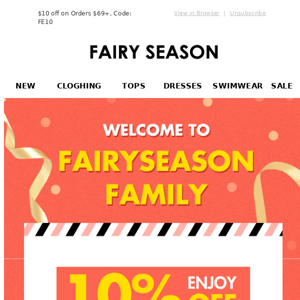 Welcome To Fairyseason! Let's Get Started.