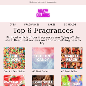 Shop our Top 6 Fragrances 😍