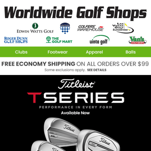 Out Now!! All NEW Titleist T-Series Irons!
