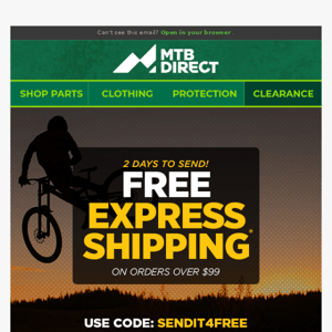 Last Chance for Free Express Shipping, or Grab a Gift Card Instead