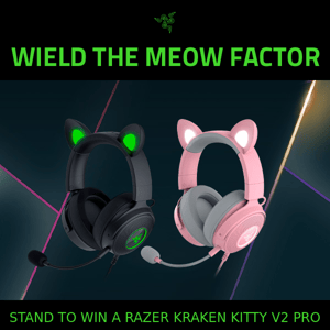 Stand to Win a Razer Kraken Kitty V2 Pro