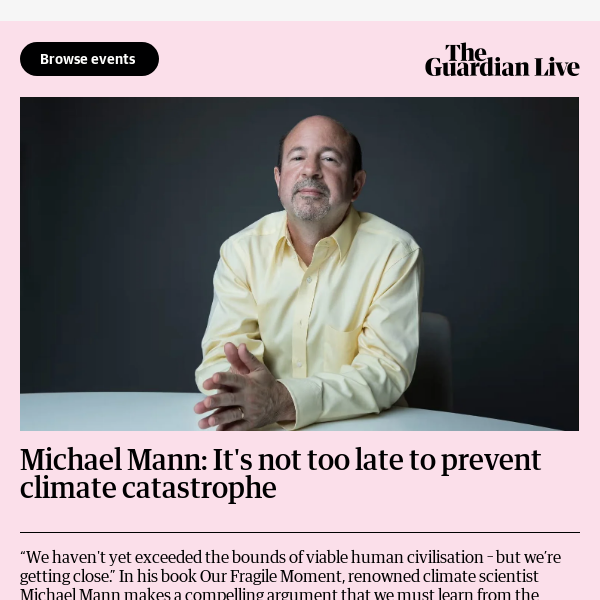 Climate scientist Michael Mann on how we save the world | Zeinab Badawi | The Rev Richard Coles