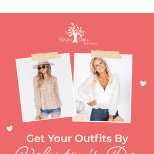 Get your outfits before Valentine’s Day! 🥰