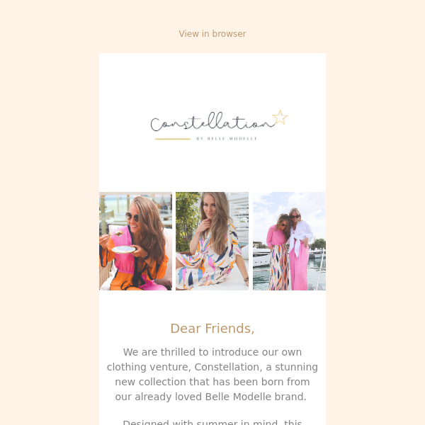 Introducing Constellation - Fashion That Shines Bright!