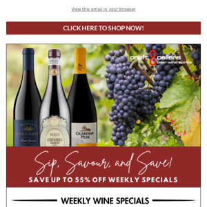 Sip, Savour, and Save!