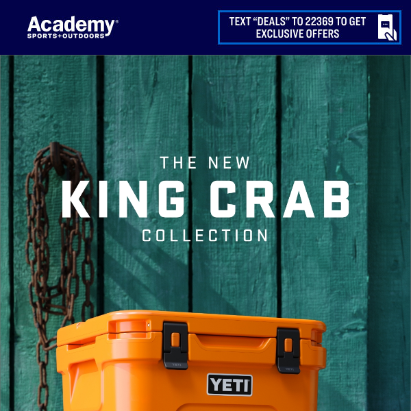 NEW YETI King Crab Collection