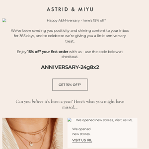 Astrid & Miyu, it's our anniversary 💫