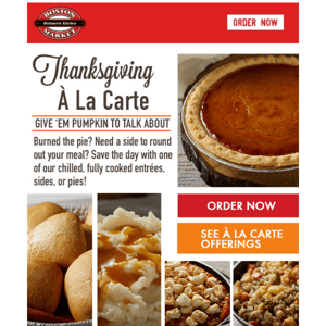 Forget Something? Check Out Our Thanksgiving Desserts and Sides!!