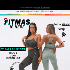 🎄 On The 11th Day of Fitmas Savage gave to me...🎅