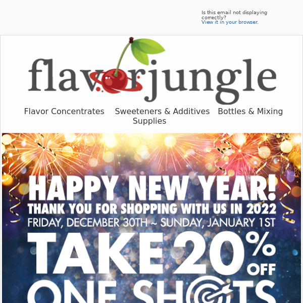 New Year's Savings at FlavorJungle.com