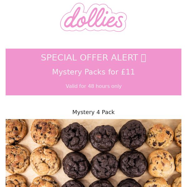 All Mystery Cookies £2.75!