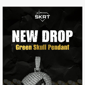 Introducing the Green Skull Pendant! 💎