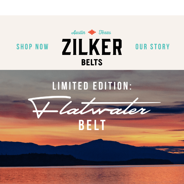 LIMITED EDITION: Flatwater Belt 🌊