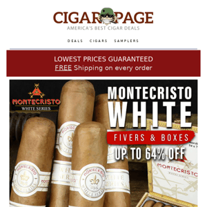 Paint it White: Montecristo White half off box sale