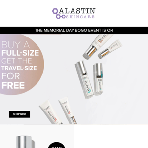 Limited Time: Buy One, Get One Free Travel-Size