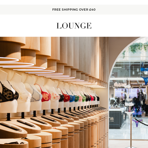 The Lounge store is now open! 🤍