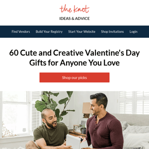 Psst: It's time to buy your SO a Valentine's gift 💘