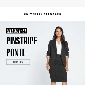 Get your pinstripe suit now