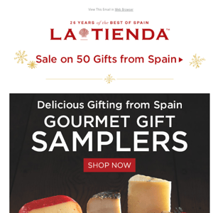 Give a Gourmet Gift Sampler from Spain!