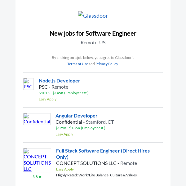 Senior Software Engineer at Susco and 13 more jobs in Remote, US for you. Apply Now.