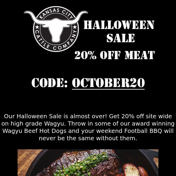 Let's Settle Our Beef. Here's 20% Off🥩