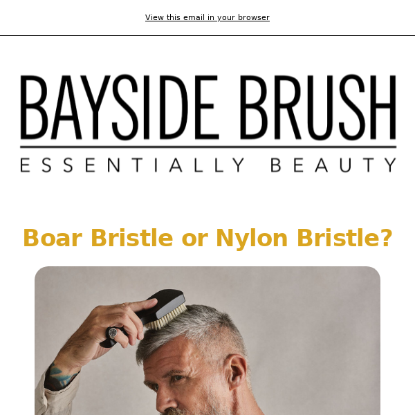 Boar Bristle or Nylon Bristle??