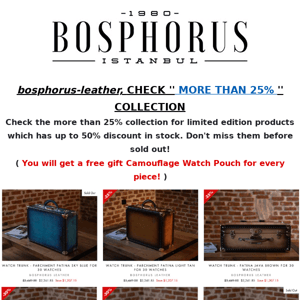 Bosphorus Leather,Up to 50% OFF on Limited Pieces