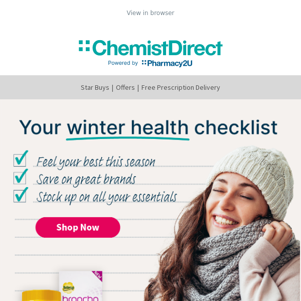 Tick off your winter health checklist