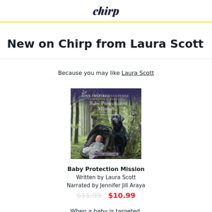 New on Chirp from Laura Scott