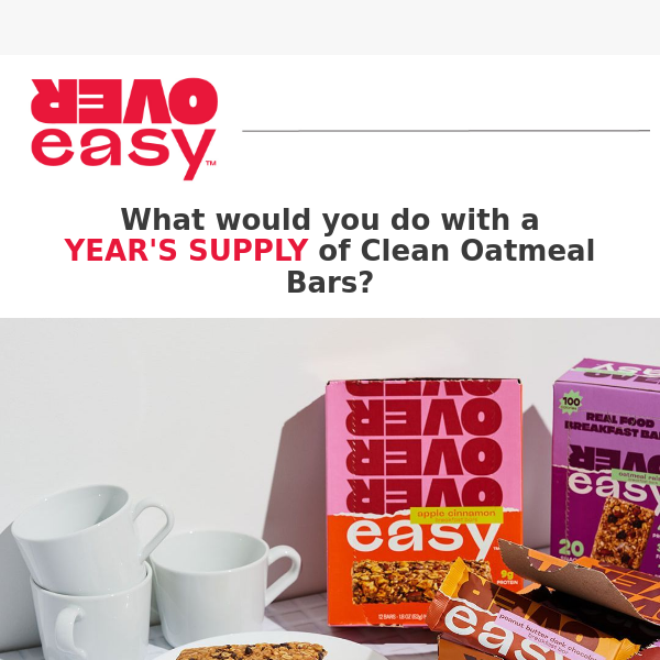 Win Over Easy Bars for a Year?!