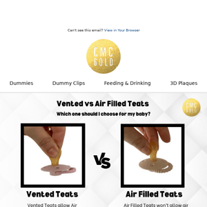 How do i know which teat to choose for my baby's dummy?