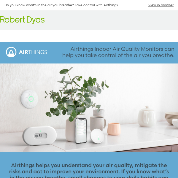 Breathe better for less with Airthings