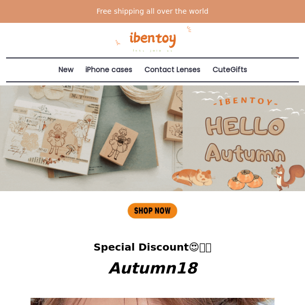 【Autumn Sale】18% Special Off😍