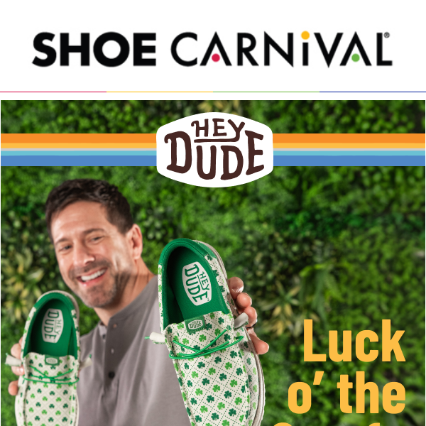 HEYDUDE - The ultimate St. Pattys Day companion!