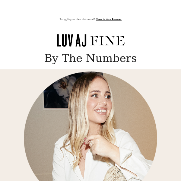 🌟 Luv AJ FINE By The Numbers