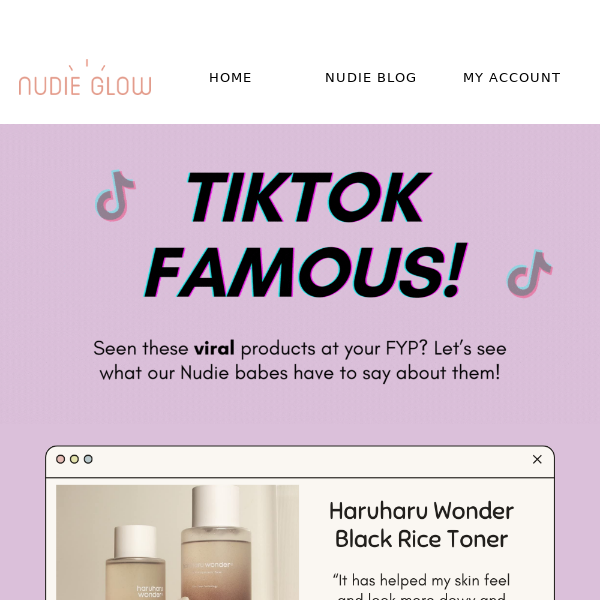 TikTok Viral Skincare SOLD at Nudie Glow! 🎶✨