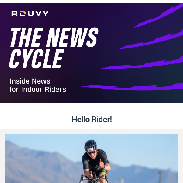 🚴 ROUVY makes hard work easy