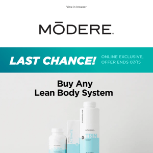 ENDS TONIGHT—Get Adult Multivitamin FREE when you shop Lean Body System