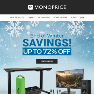 Up to 72% OFF | End of Winter Savings Happening NOW!