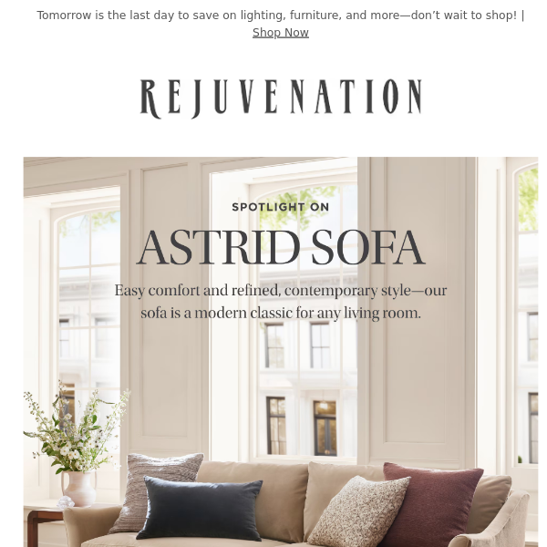Spotlight on Astrid: The perfect sofa for your living room refresh