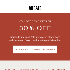 30% OFF TO BREAK-UP