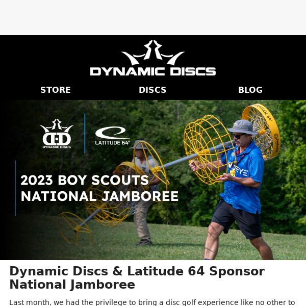 🏕️ 🥏 12,000 Scouts + Free Disc Golf